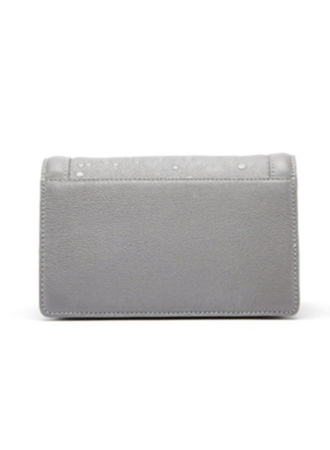 Amber Clutch Bag Grey