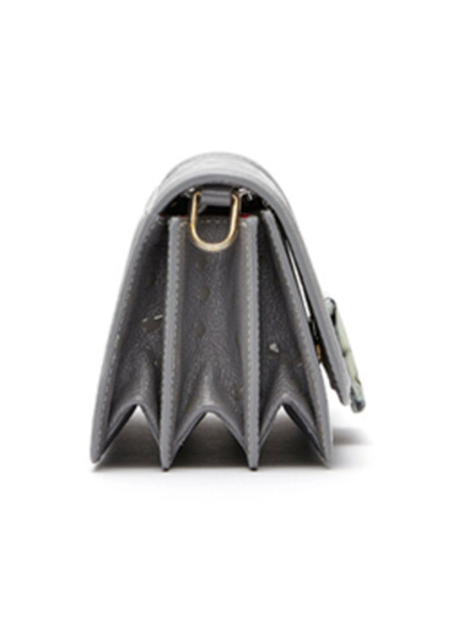 Amber Clutch Bag Grey