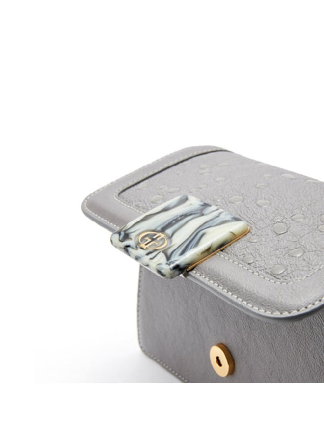 Amber Clutch Bag Grey