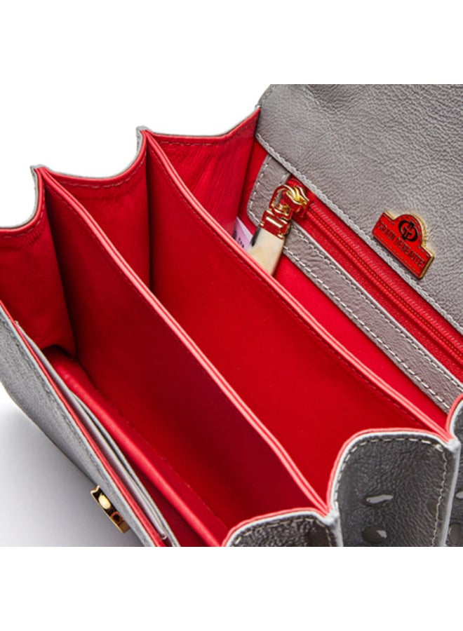 Amber Clutch Bag Grey