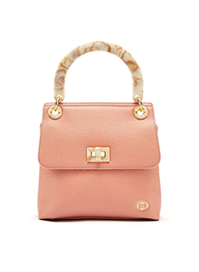 Mini Volpe II Crossbody Bag Camel Pink