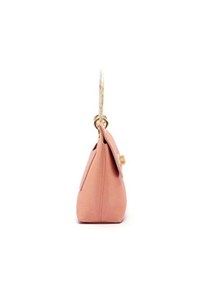 Mini Volpe II Crossbody Bag Camel Pink