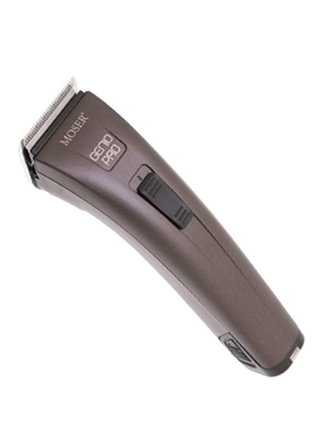 Genio Pro Professional Hair Clipper With Interchangeable Battery Brown 280grams