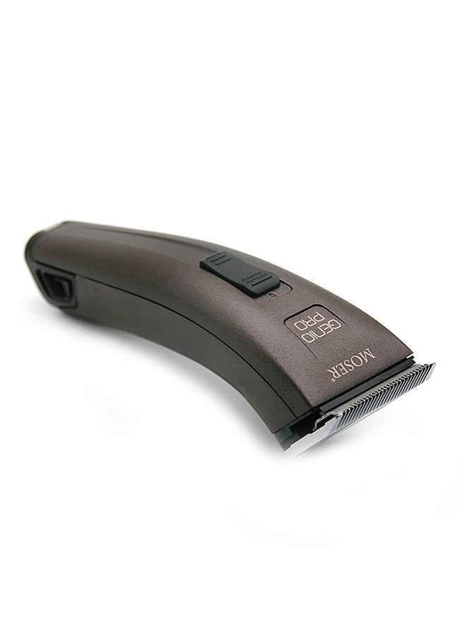 Genio Pro Professional Hair Clipper With Interchangeable Battery Brown 280grams