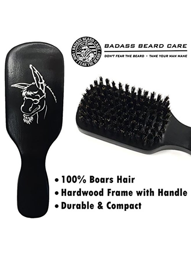 Hardwood Frame Series Beard Brush Black 6X8.5X1.5inch