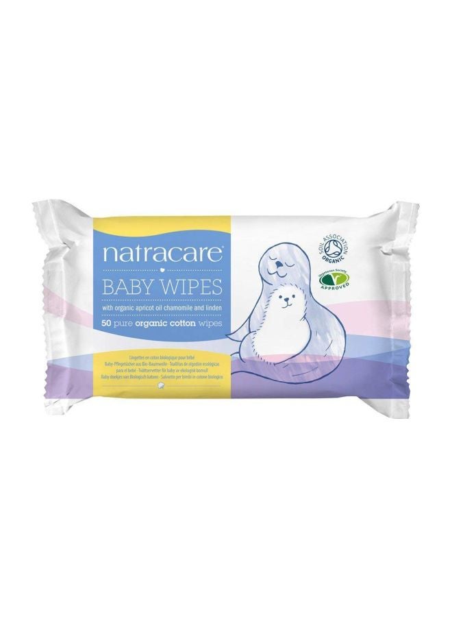 Baby Wipes 2 Packs x 50 Wipes, 100 Count