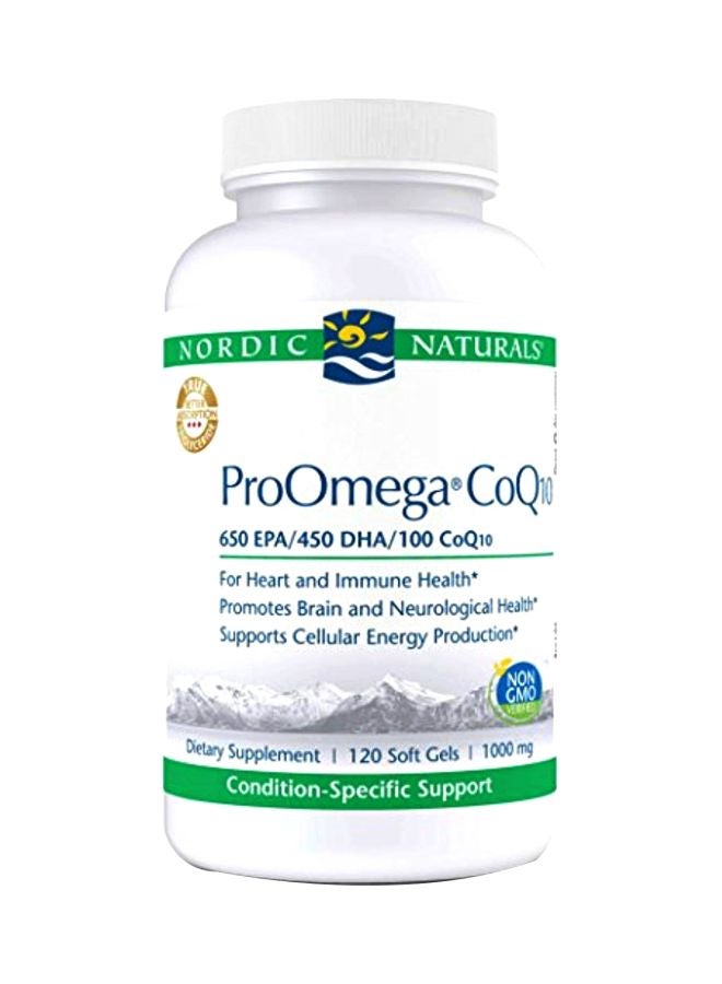 ProOmega CoQ10 Dietary Supplement 1000mg - 120 Softgels