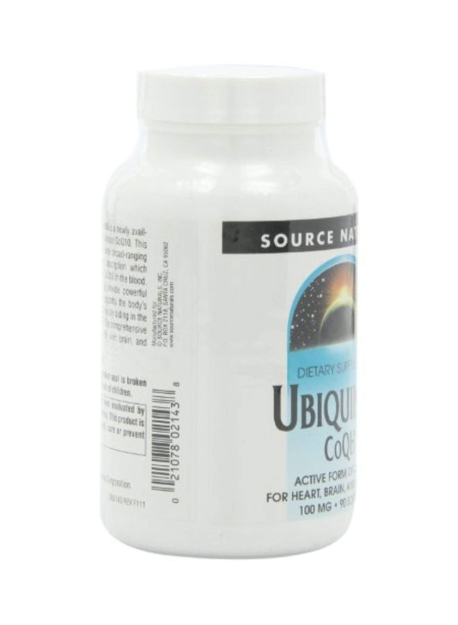 Ubiquinol CoQH Dietary Supplement - 90 Softgels