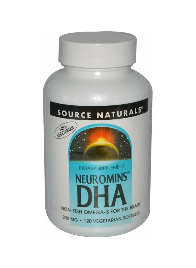 Neuromins DHA Dietary Supplement - 120 Veggie Softgels