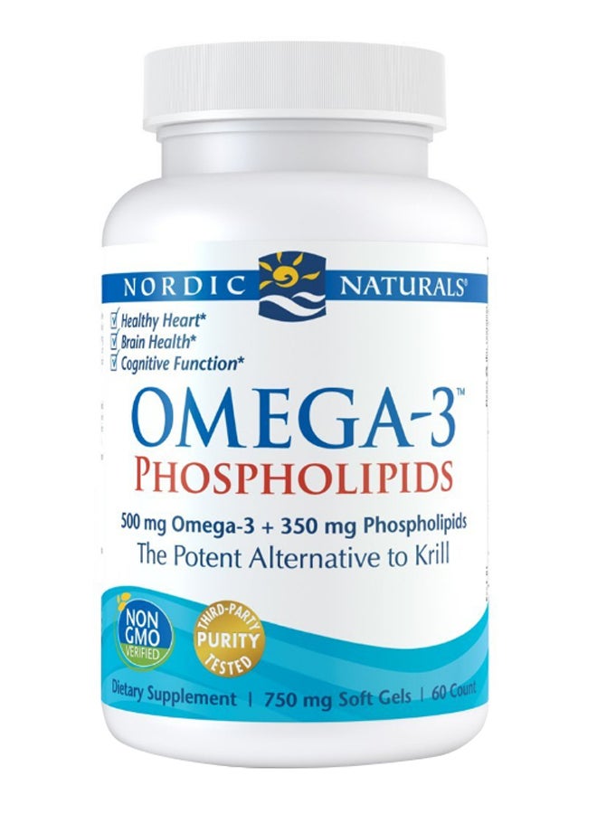 Phospholipids Omega-3 Dietary Supplement - 60 Softgel