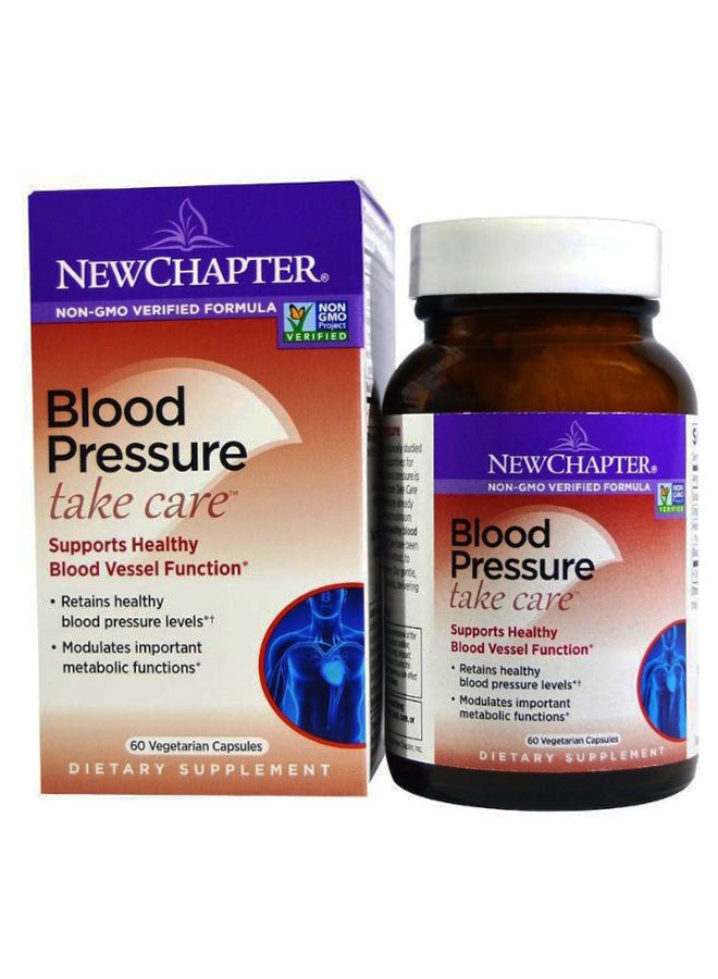 Blood Pressure Dietary Supplement - 60 Capsules