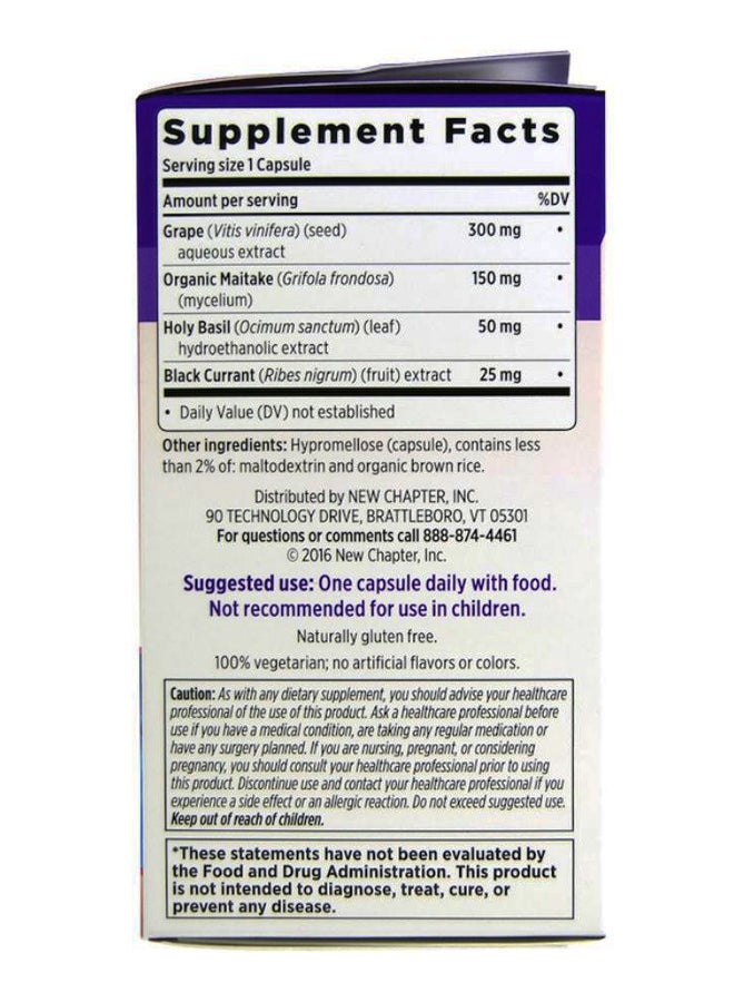 Blood Pressure Dietary Supplement - 60 Capsules