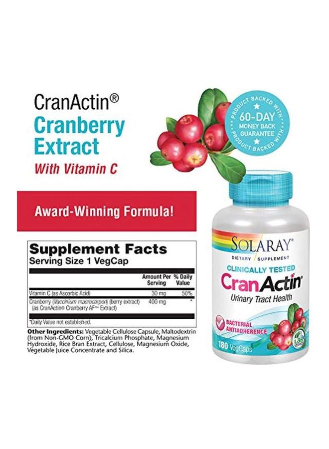 Cranactin Cranberry AF Extract Capsules-180 Capsules