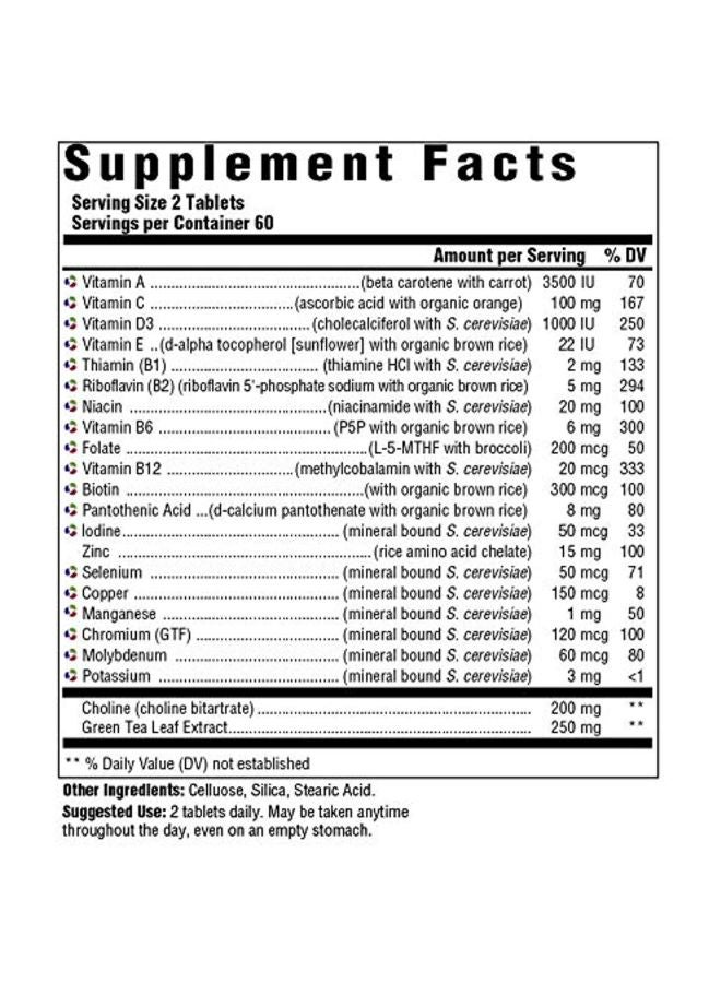 Multi For Women 55+ Dietary Supplement - 120 Tablets
