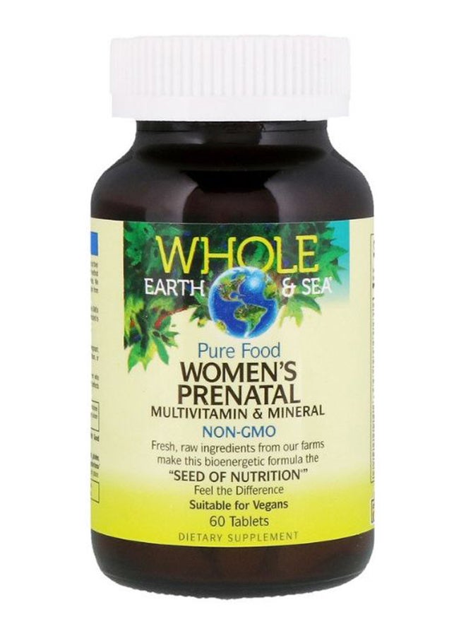 Whole Earth And Sea Women Prenatal Multivitamin And Mineral - 60 Tablets