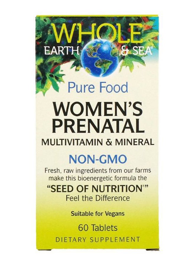 Whole Earth And Sea Women Prenatal Multivitamin And Mineral - 60 Tablets
