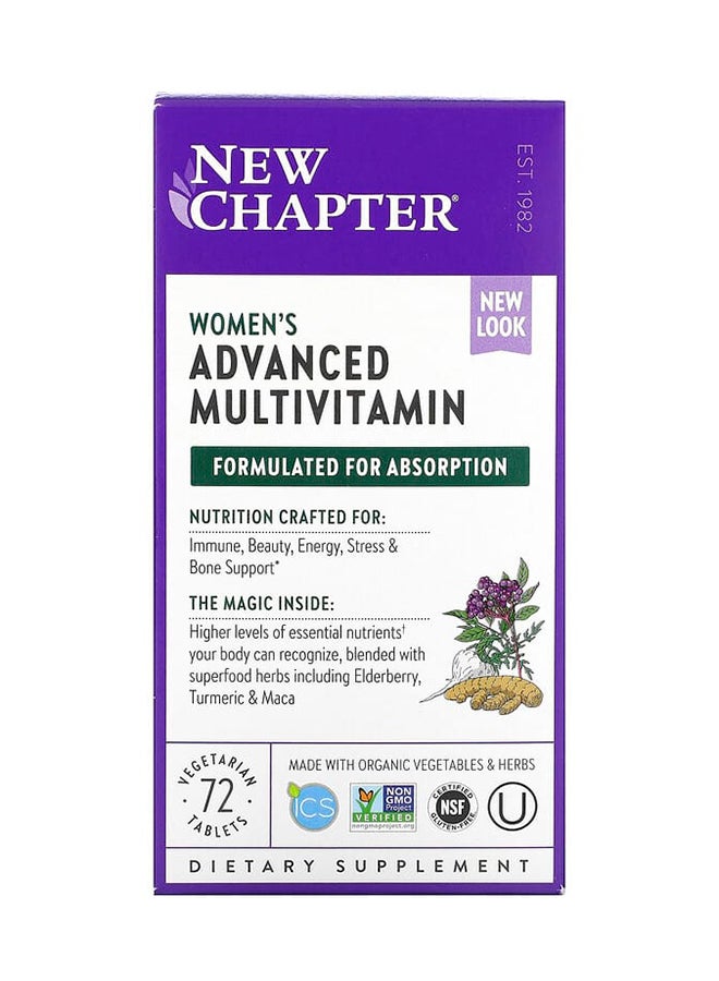 Womens Advanced Multi - 72 Vegetarian Tablets