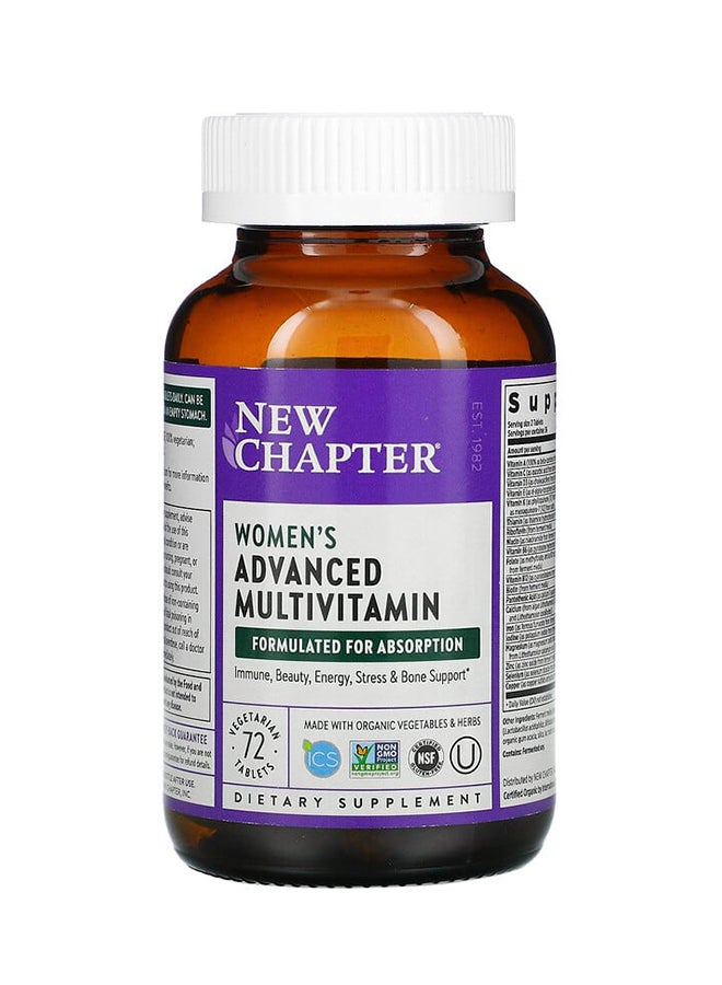 Womens Advanced Multi - 72 Vegetarian Tablets