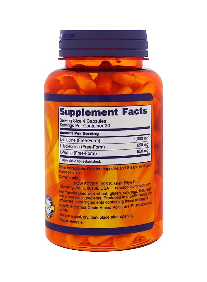 Branch-Chain Amino Acid Dietary Supplement - 120 Capsules