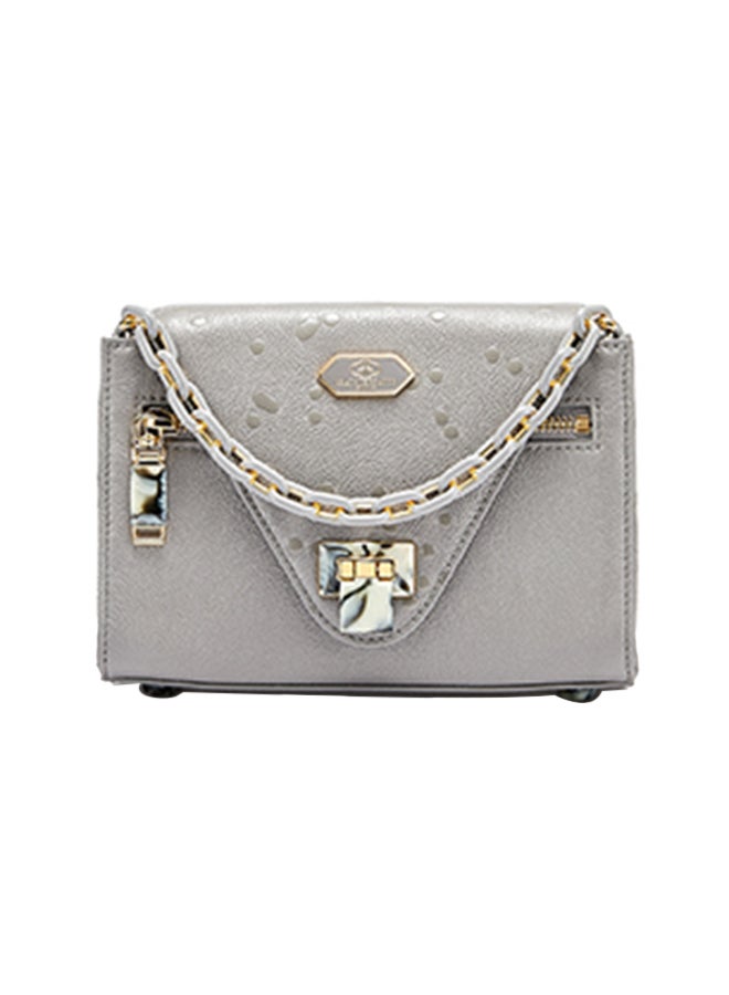 Trian Shoulder Bag Grey