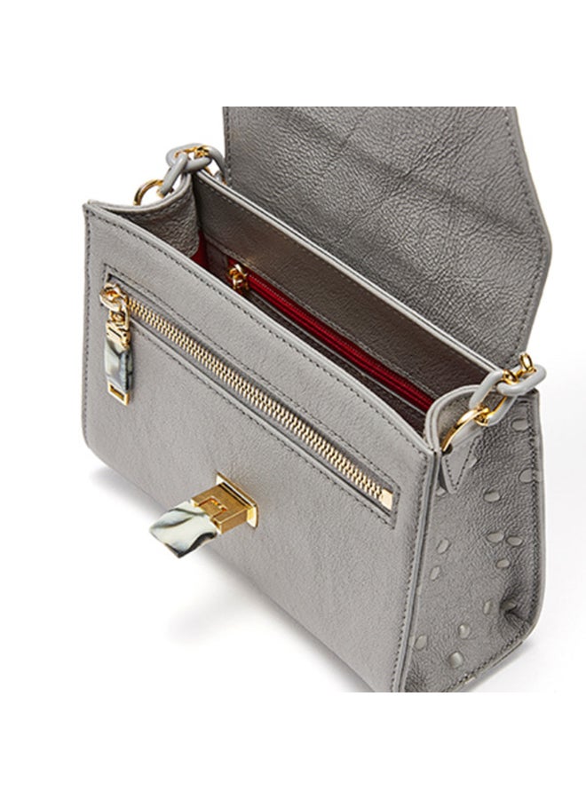 Trian Shoulder Bag Grey