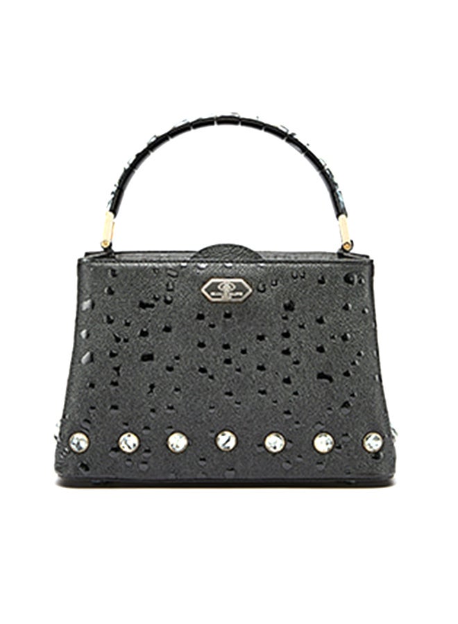 Pioggia Shoulder Bag Black
