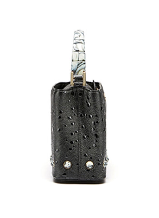 Pioggia Shoulder Bag Black