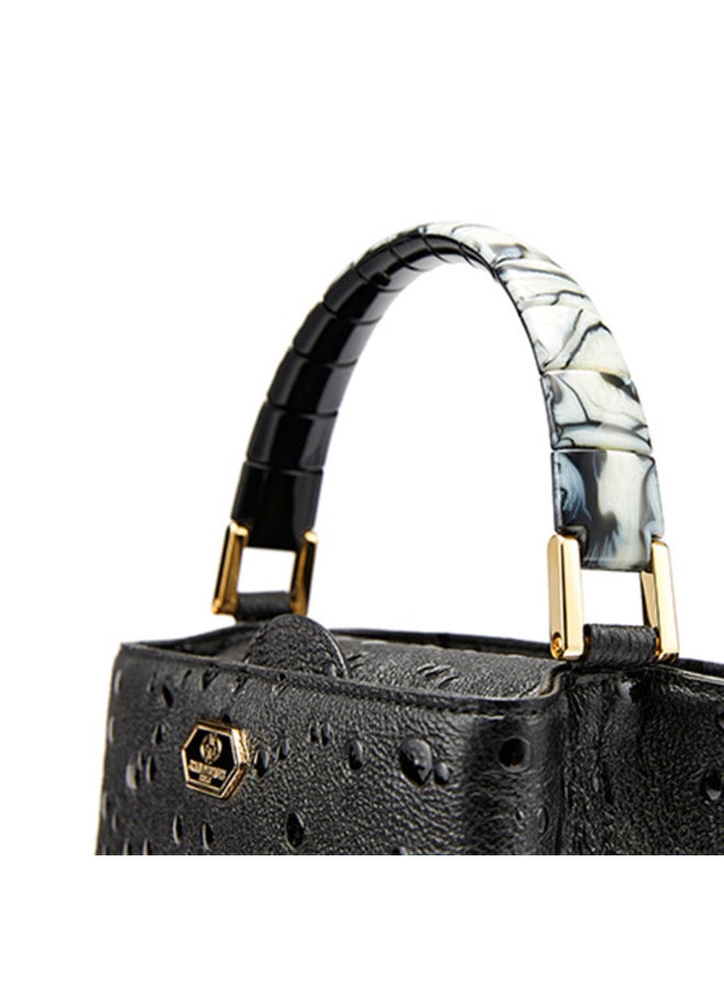 Pioggia Shoulder Bag Black