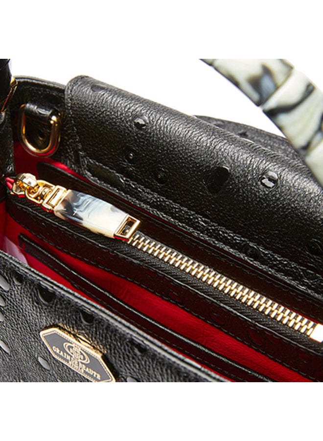 Pioggia Shoulder Bag Black
