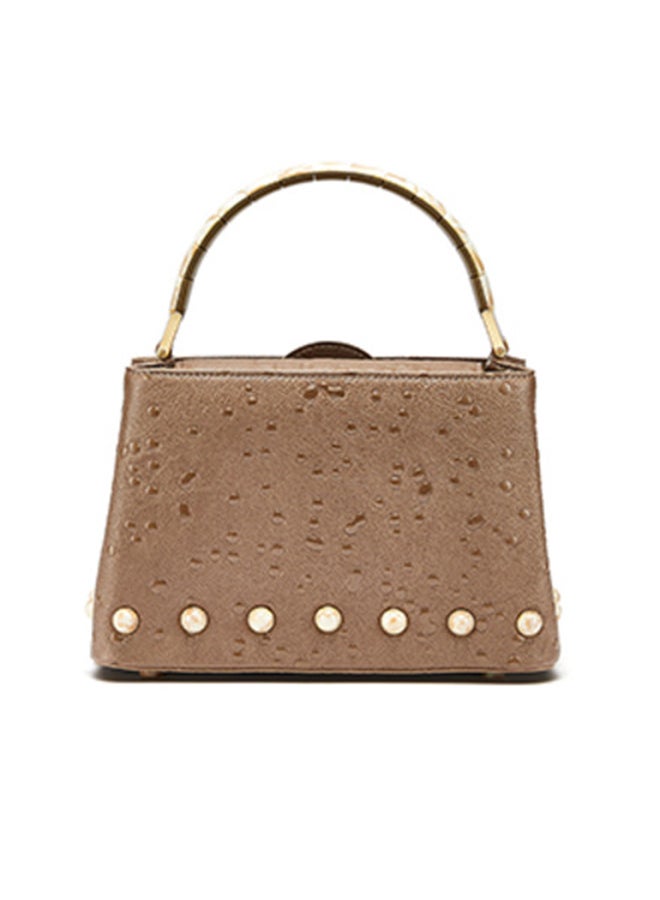 Pioggia Shoulder Bag Chocolate Brown