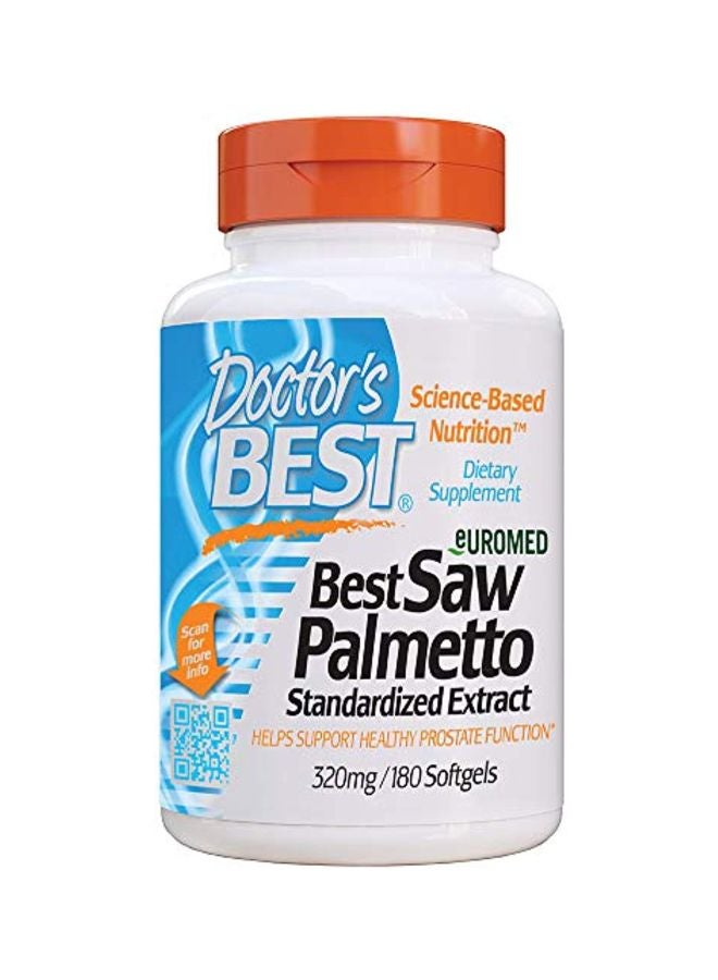 Saw Palmetto Dietary Supplement 320 Mg - 180 Softgels