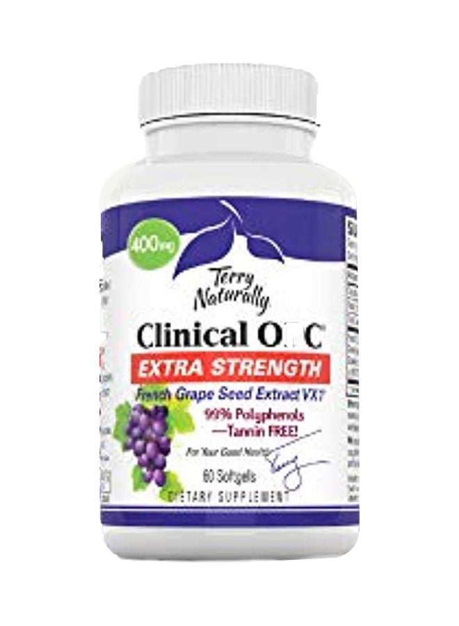 Pack Of 3 Clinical OPC Extra Strength Dietary Supplement - 60 Softgels