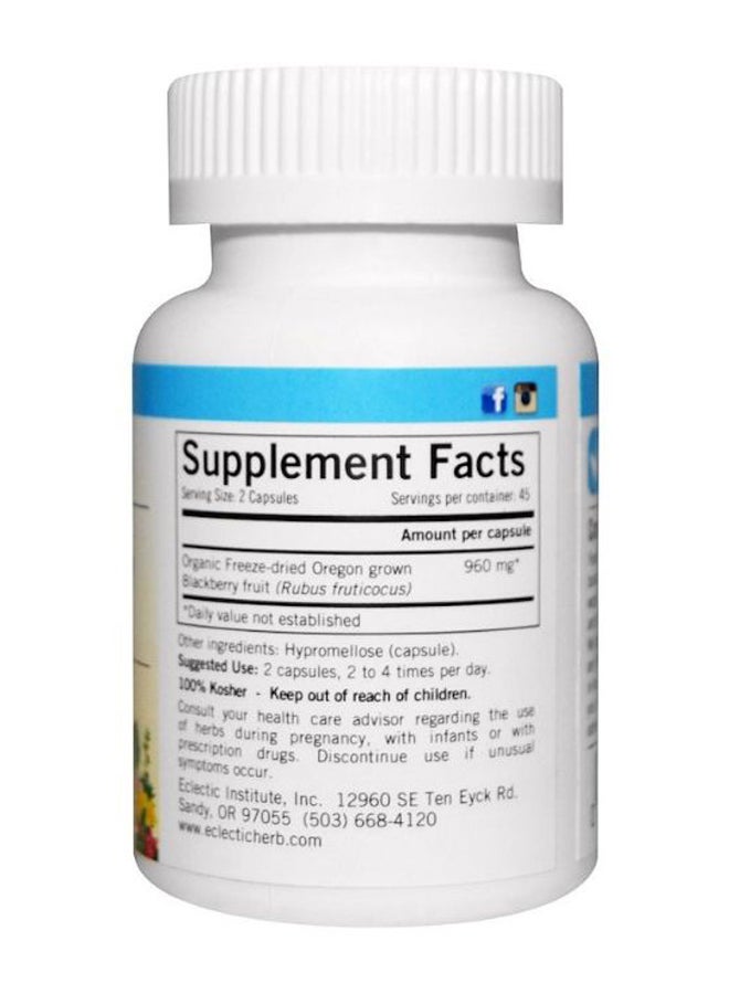 Blackberry Fruit Dietary Supplement - 90 Capsules