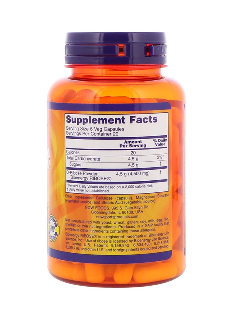 D Ribose Dietary Supplement