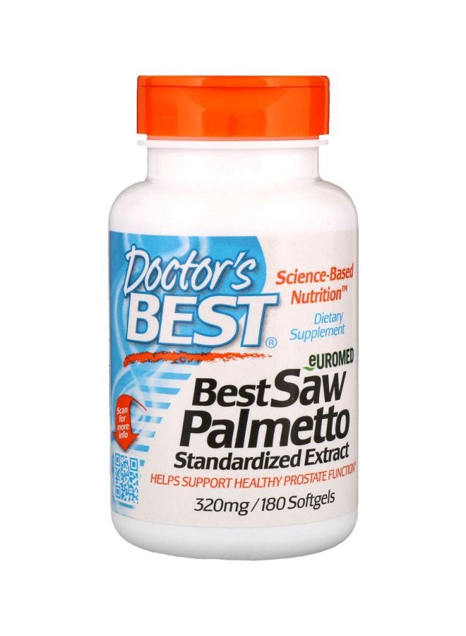 Best Saw Palmetto Standardized Extract Dietary Supplement 320 mg - 180 Softgels