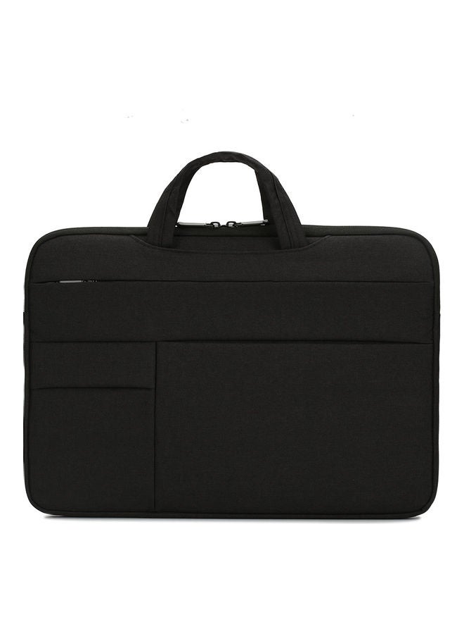 15.4 Inch Waterproof Nylon Laptop Briefcase Black