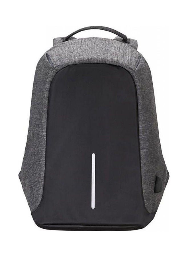 Antitheft  Laptop Backpack With Usb Charge Waterproof Bag  Dark Grey