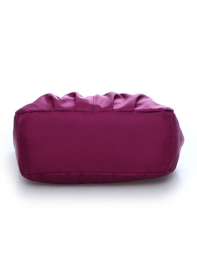 Water Resistant Crossbody Bag Purple