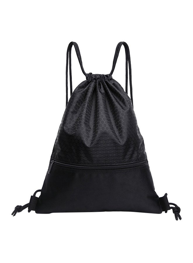 Outdoor Sport String Backpack Black
