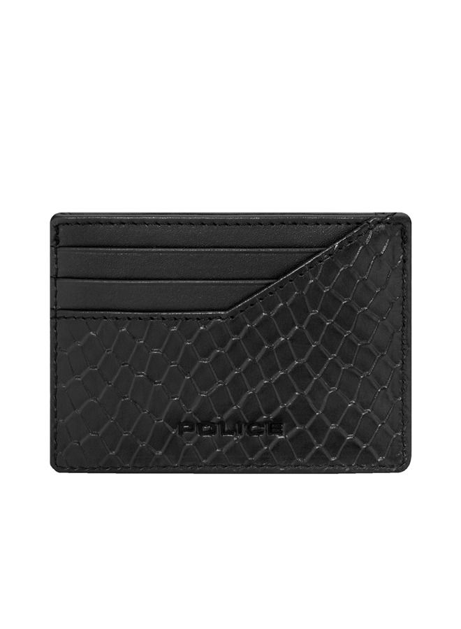 Antiquity Shiny Black Card Case For Men PELGD2200101