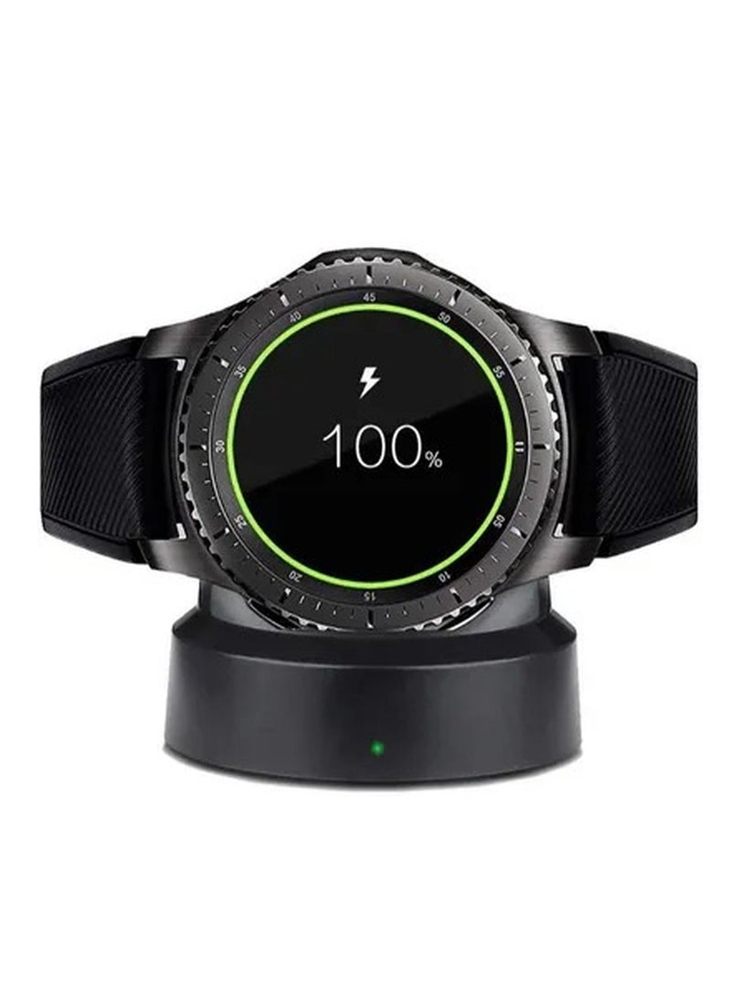 Wireless Charger Dock For Samsung Gear S3 Classic Black