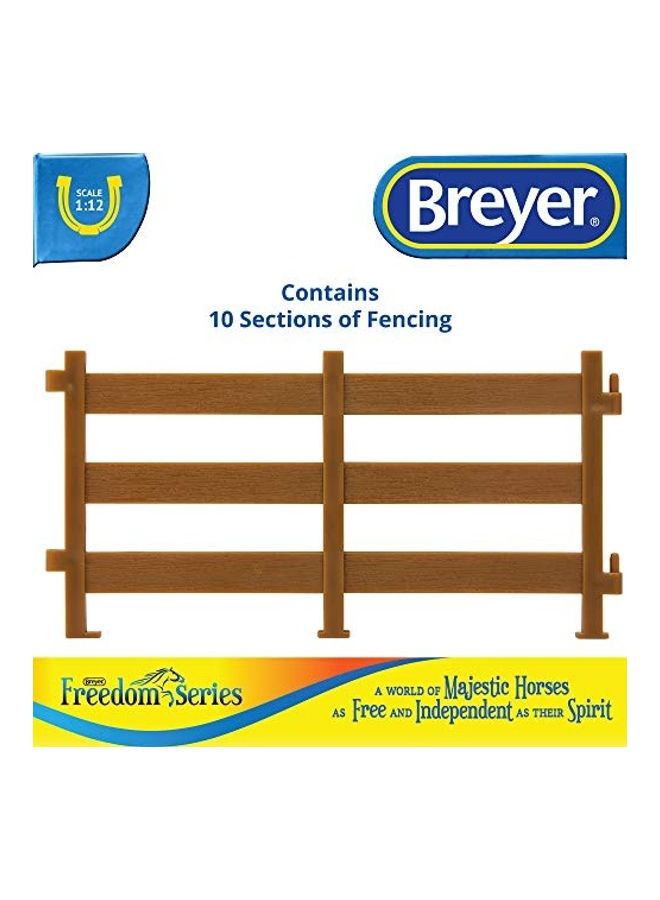 10-Piece Freedom Series Horse Corral Fencing Accessories Set (Classics) 7.5 X2.5 X5.5inch