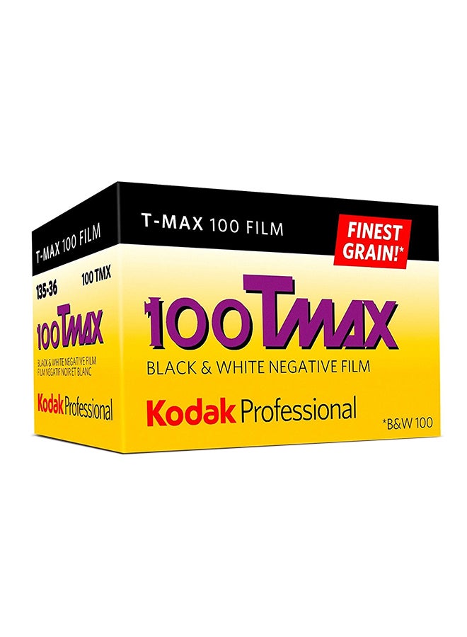 Pack Of 2 Professional 100 Tmax Negative Film Black/White