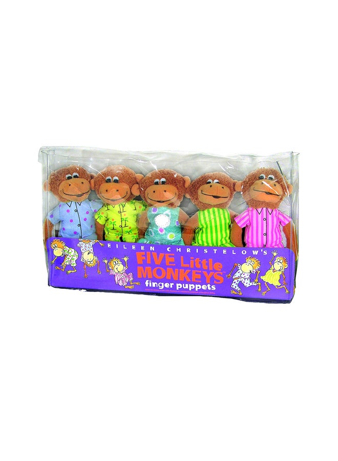 5-Piece Finger Puppet Monkeys Playset 1587