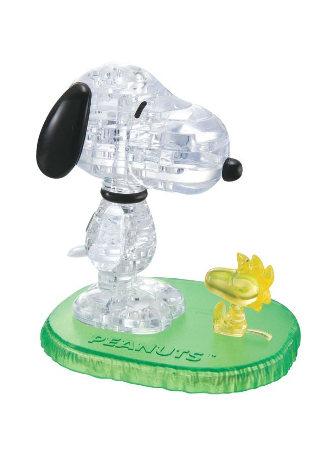 42-Piece Snoopy And Woodstock Original 3D Crystal Puzzle 30991