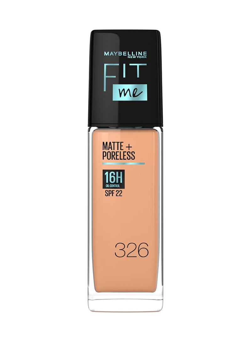 Maybelline New York Fit Me Matte & Poreless Foundation 16H Oil Control with SPF 22 - 326