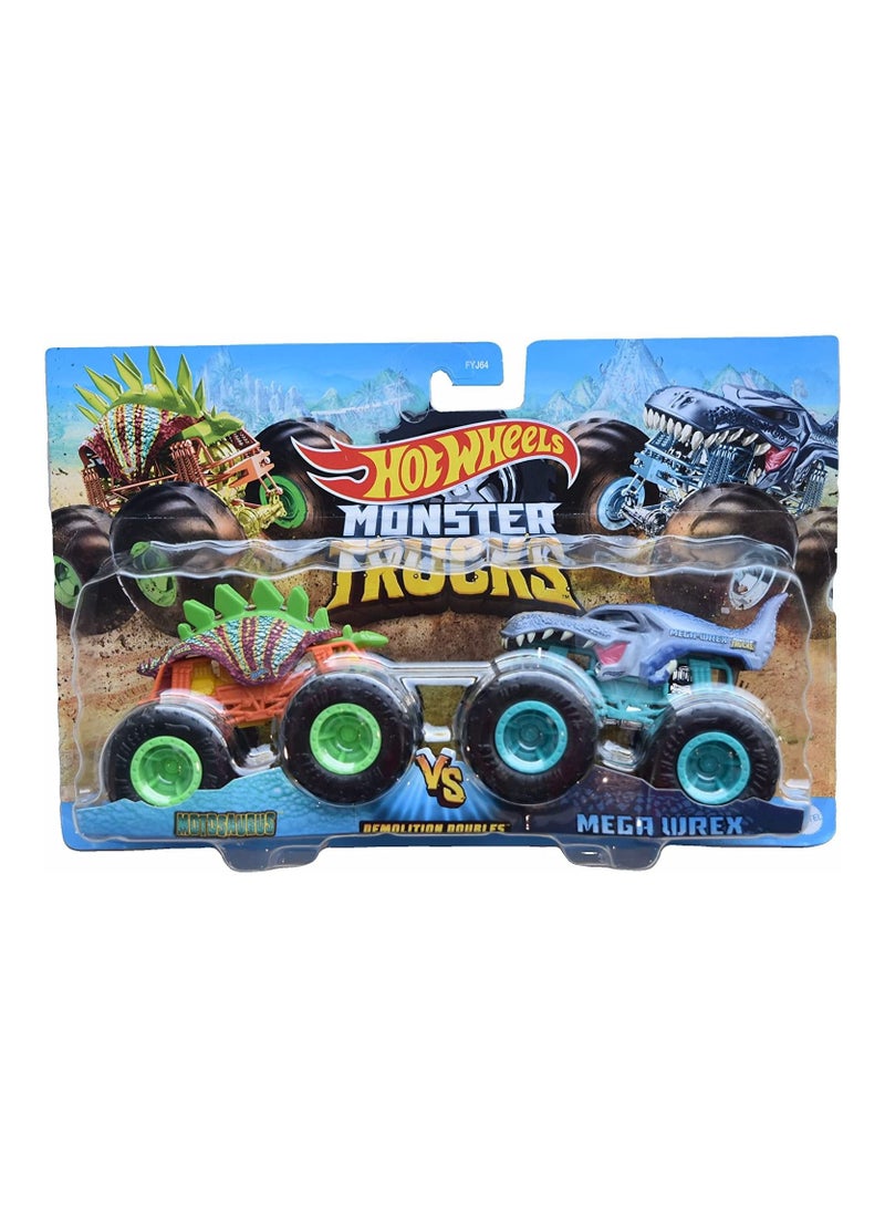 Hot Wheels Monster Trucks Demolition Doubles - 1 Piece Only, Assorted/ Style May Vary