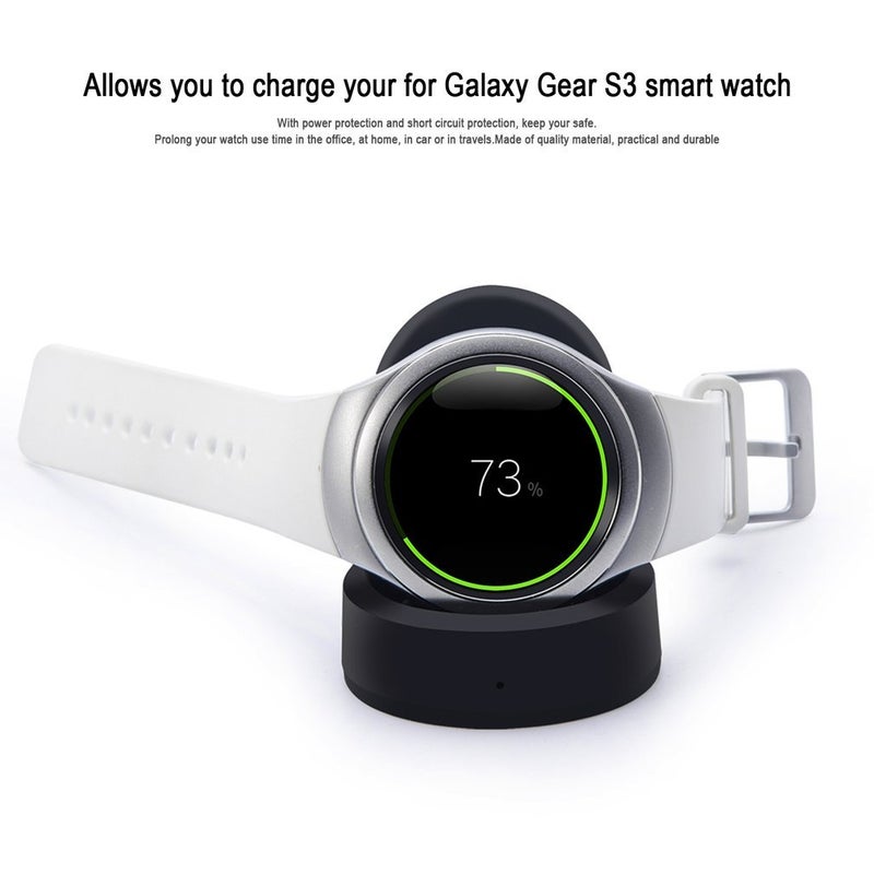 Wireless Charging Dock for Samsung Gear S3 Black