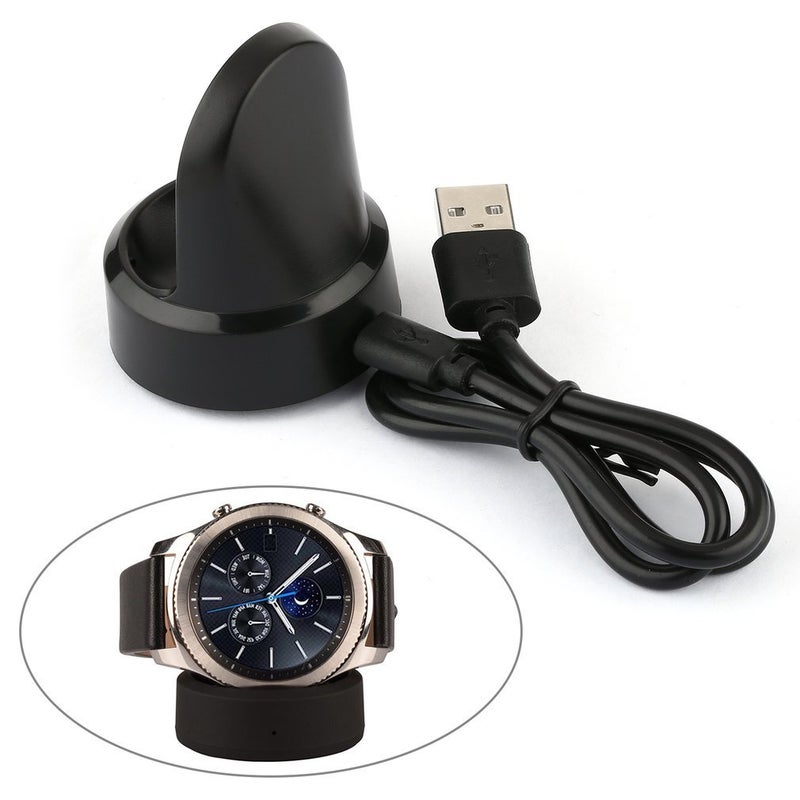 Wireless Charging Dock for Samsung Gear S3 Black