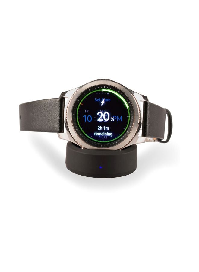 Wireless Charging Dock For Samsung Gear S3 And S2 Smartwatch Black